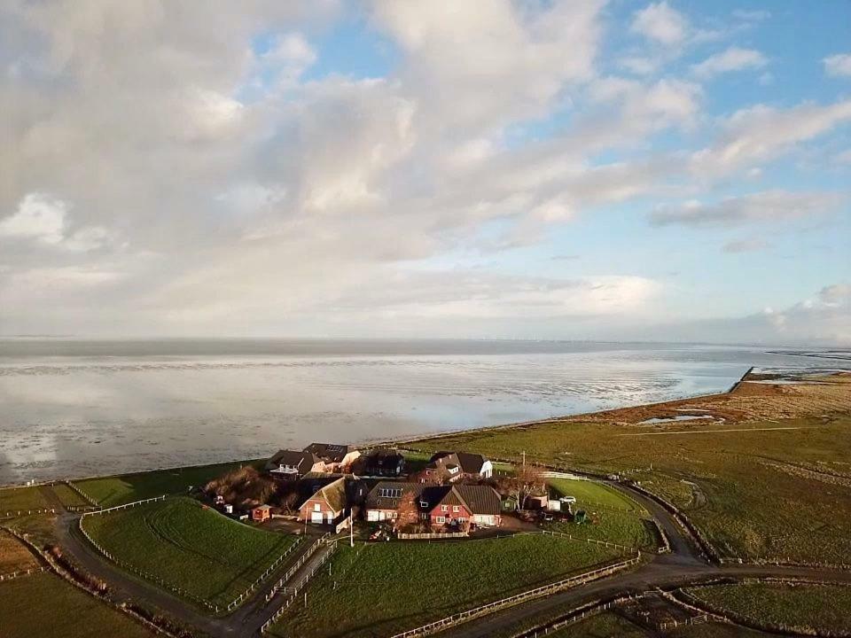 Kapitaenshaus Meerblick Langeneß Exterior foto